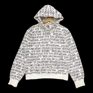 PICK!! Vintage Stussy Fullprint Pullover Hoodies Stussy Sweater Stussy Allover Printed Hoodies Size S