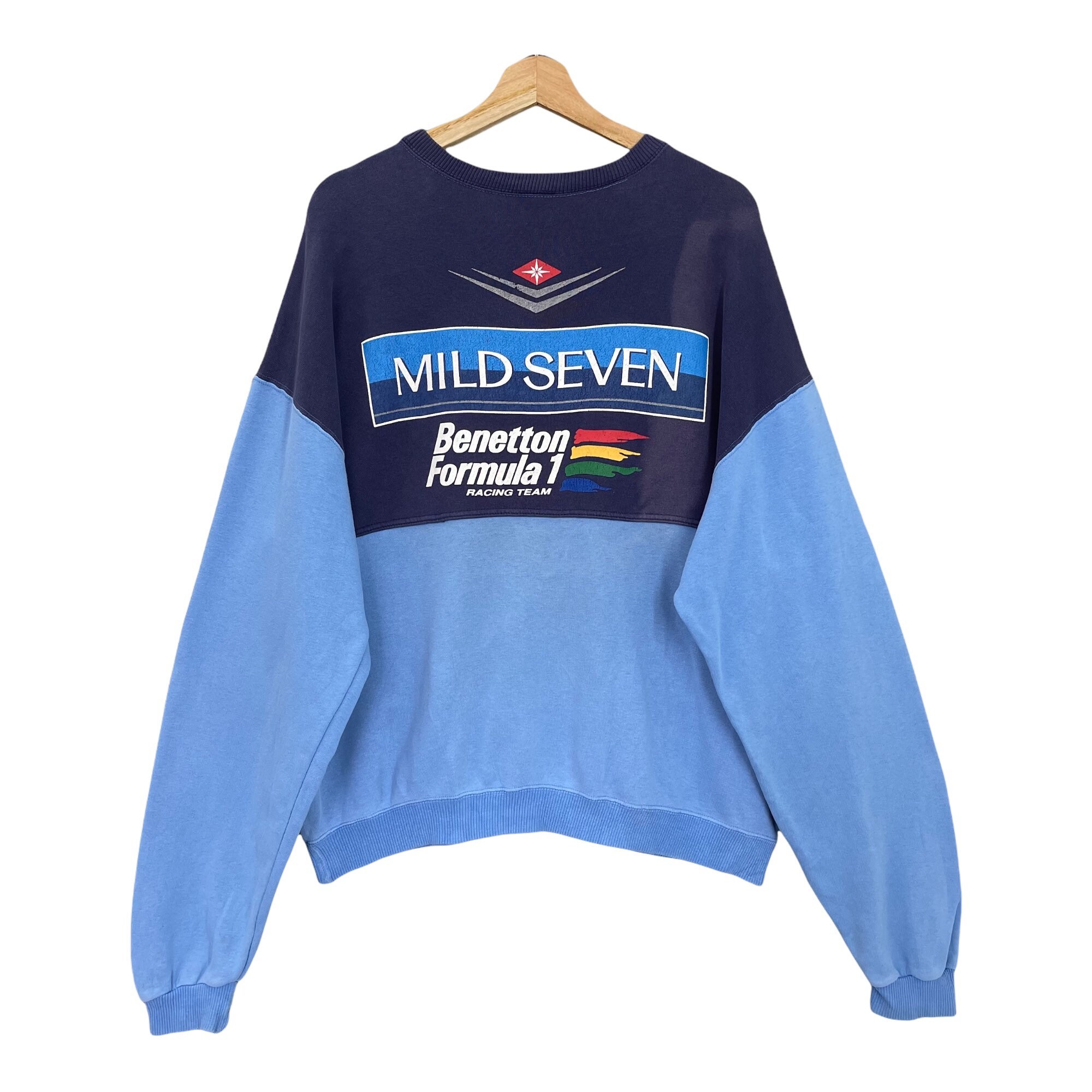 Pickkvintage 90s Benetton Formula 1 Big Logo Crewneck - Etsy