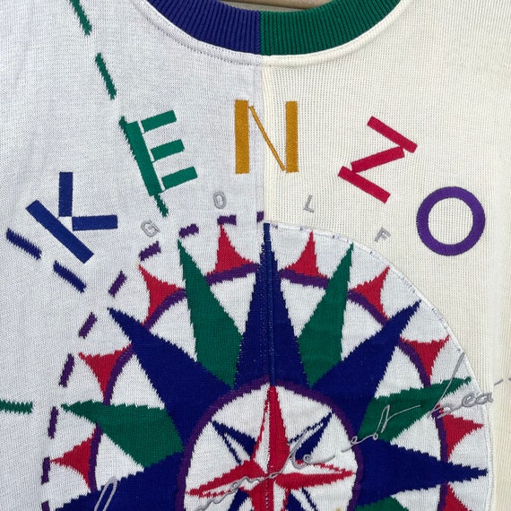 PICK!! Vintage 90s Kenzo Golf Crewneck Sweatshirt… - image 6
