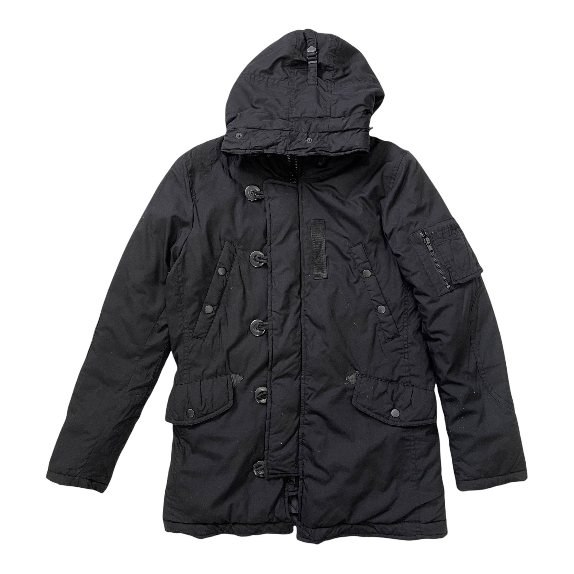 TECH SUEDE MONSTER PARKA .12【BLACK】 TECH SUEDE MONSTER PARKA .12【BLACK】 – SUBLATIONS