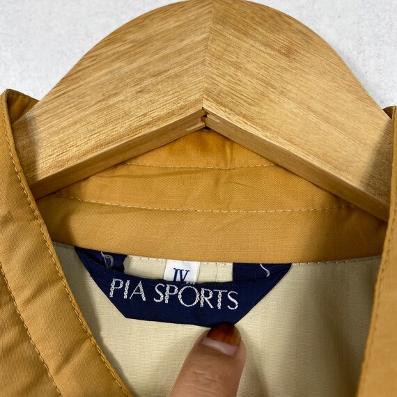 Pick!! Vintage 90s Pia Sport Zipper Jacket Pia Sports Light