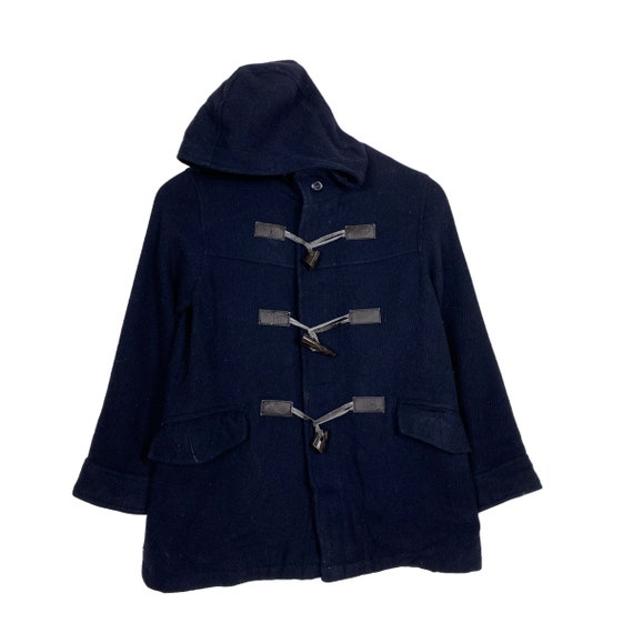 PICK Vintage Comme Ca Ism Duffle Coat Black Comme Ca Ism Full Button Comme Ca Ism Duffle Wool Long Coat Size S Etsy Canada