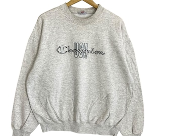 Vintage 90s Champion Reverse Weave Sweatshirt Purple Small