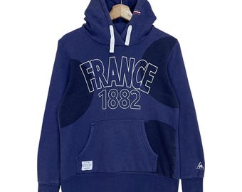 PICK!! ヴィンテージ ルコックスポルティフ フランス ビッグロゴ プルオーバー パーカー ルコックスポルティフ パーカー サイズS