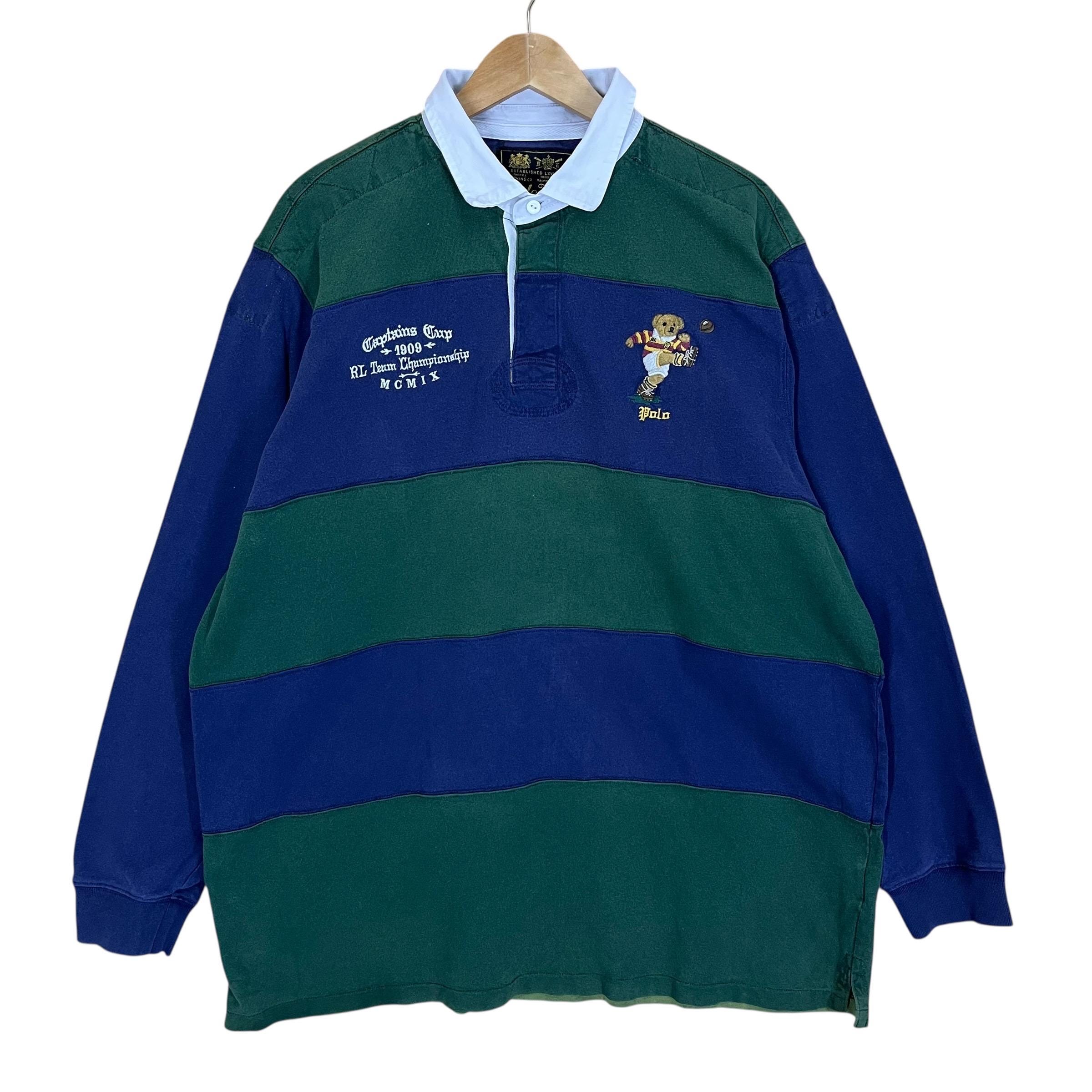 Vintage Polo Rugby Shirt Ralph Lauren - Etsy