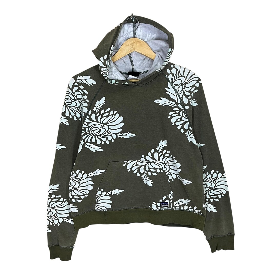 PICK!! Vintage Patagonia Flora Design Pullover Hoodie Patagonia Hoodie ...