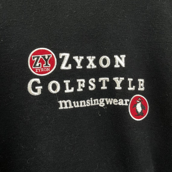 Pick!! Vintage 90s Zyxon Golfstlye Munsingwear Cr… - image 5
