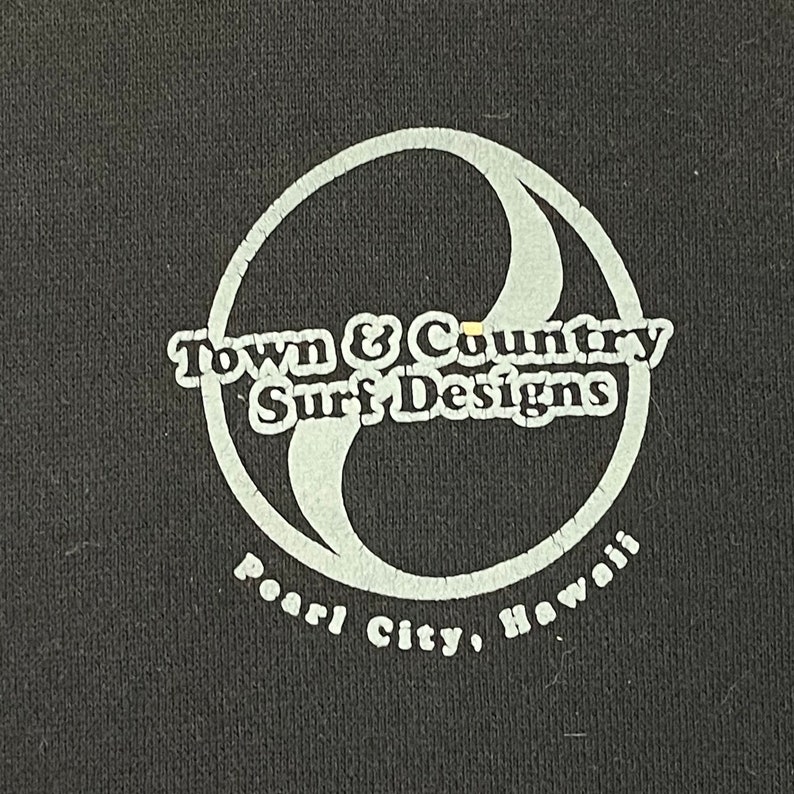 PICK!! Vintage TnC Hawaii Pearl City Surf Big Logo Pullover Hoodies TnC Sweater TnC Big Logo Spellout Crewneck Hoodie Size M bild 7