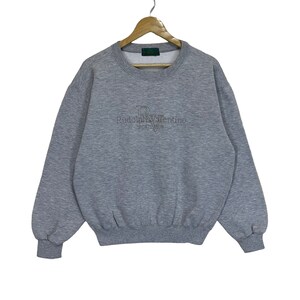 Vintage 90s Rudolph Valentino Half Zip Sweatshirt Small Logo