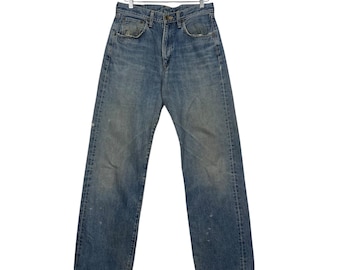Pick!! Vintage Edwin 505 Selvedge Jeans Edwin 505 Faded Dirty / Faded Blue Selvedge Jeans W 30