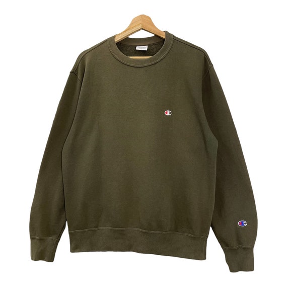 Pick Vintage Champion Crewneck Sweatshirt Champion Sweater Champion Small Logo Crewneck Sweatshirt Size M Etsy Australia