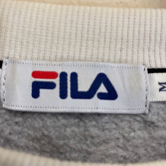 PICK!! Vintage 90s Fila Stripe Crewneck Sweatshir… - image 8