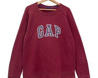 Pick!! GAP Crewneck Sweatshirt Gap Sweater Gap Pullover Big Logo Printed Crewneck Sweatshirt Size M