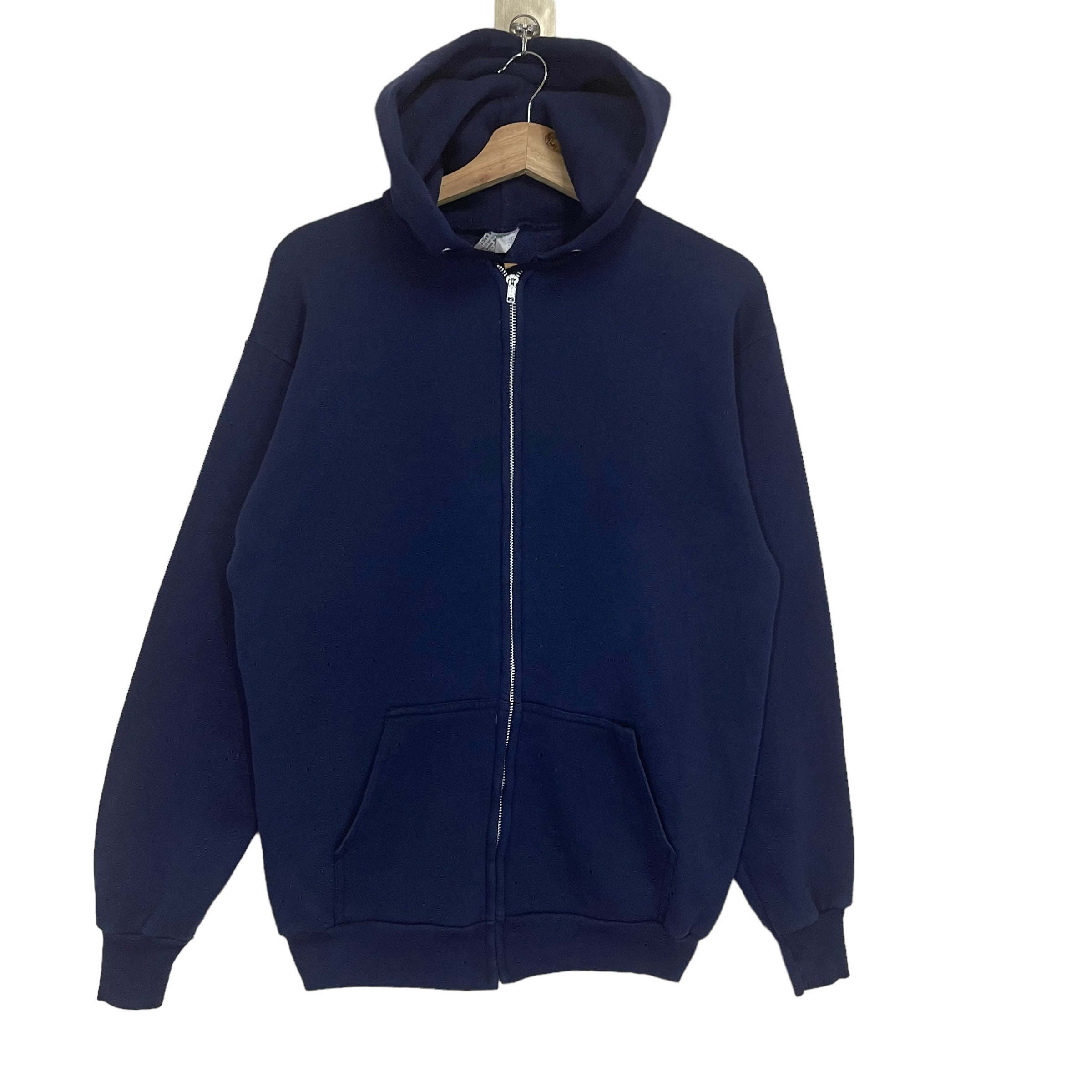 PICK!! Vintage 90's Discus Athletic Plain Zipper Hoodie Discus