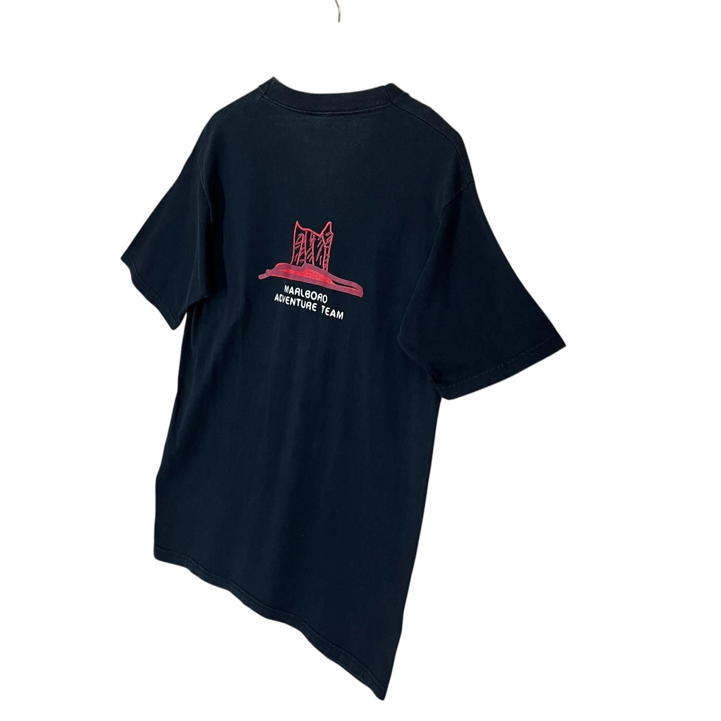 Pick!! Vintage Marlboro Adventure Team Big Logo Shortsleeve Tee