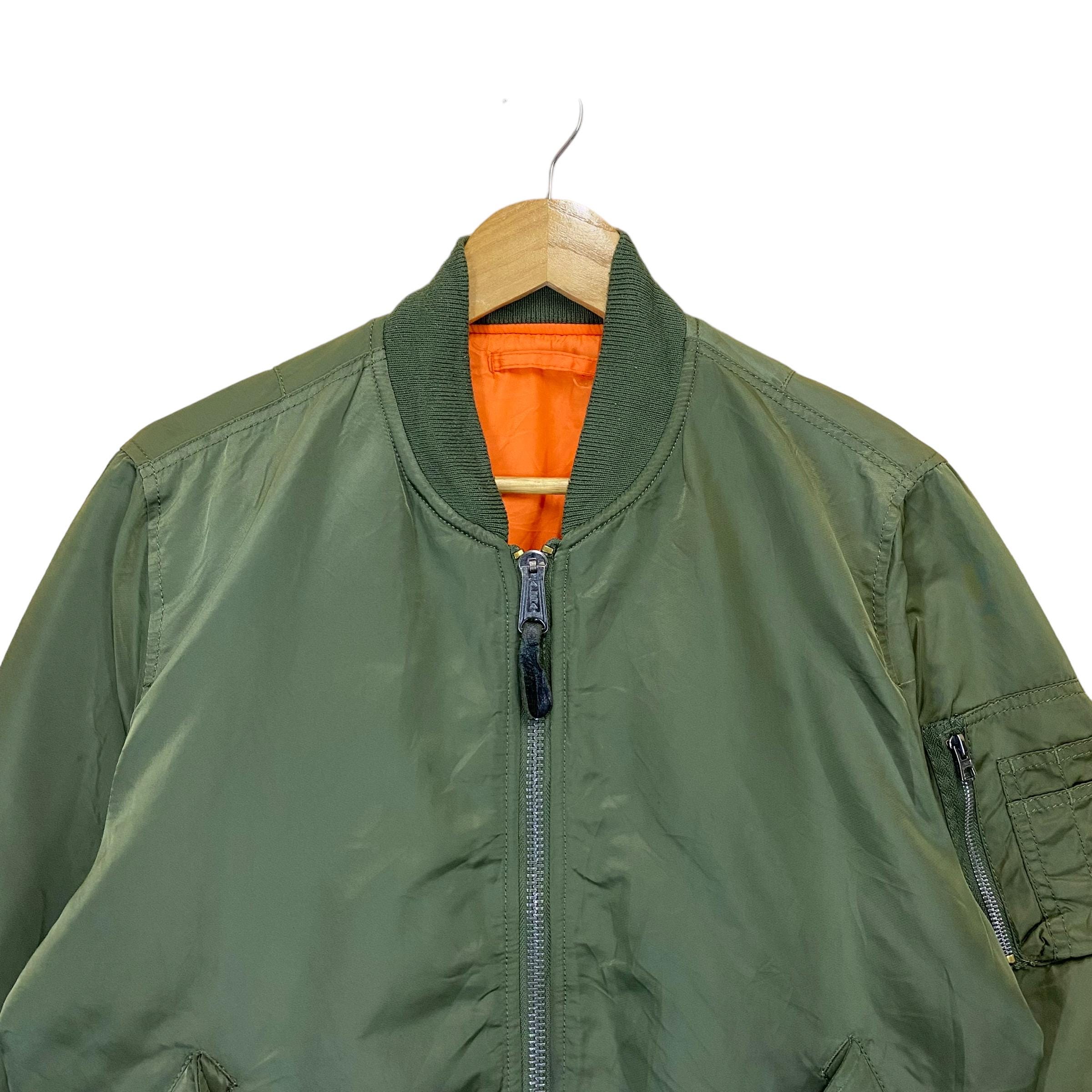 Pick!! Vintage 9s Alpha Industries Reversible Bomber Jacket