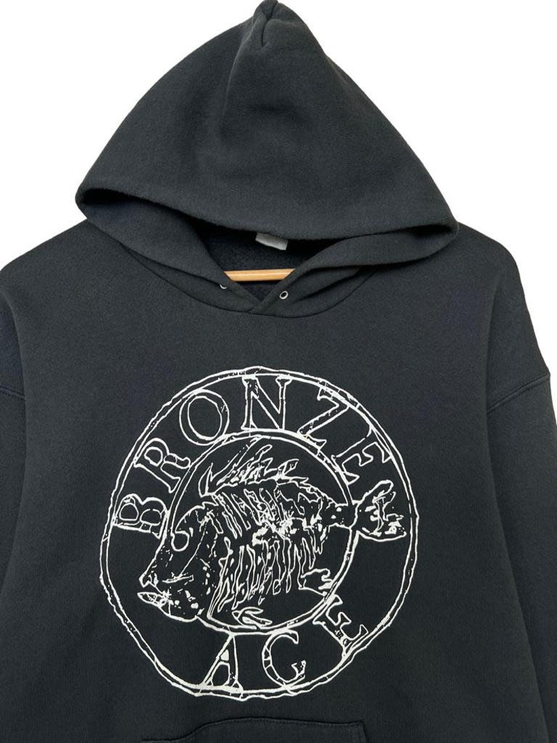 PICK Vintage 90s Bronze Age Big Logo Crewneck Hoodies Bronze Age