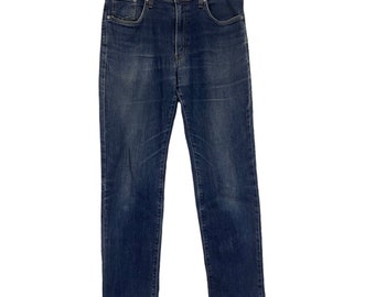 PICK!! Vintage Edwin 503 Distressed Denim Jeans Edwin 503 Ripped Jean 34x33