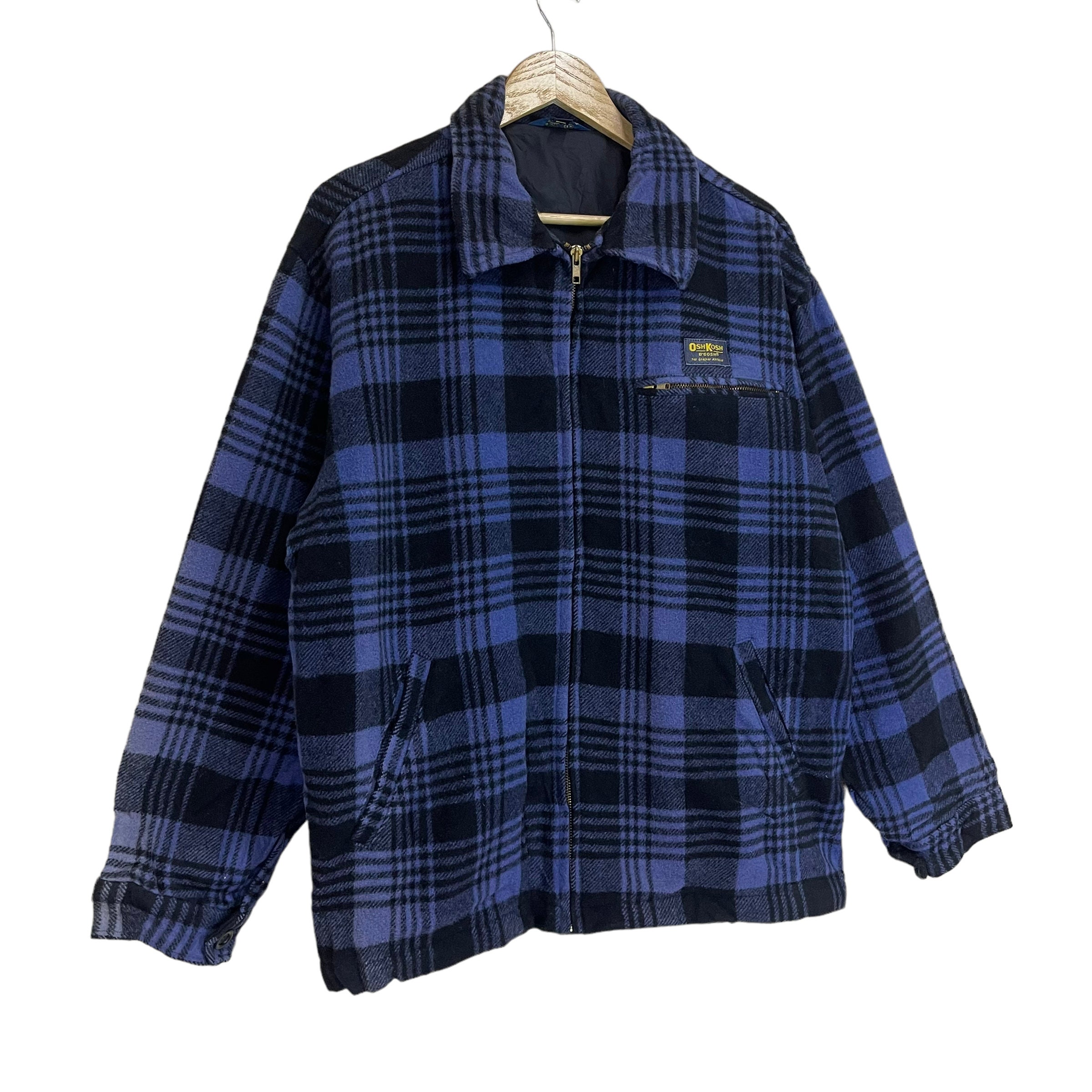 ジャケット・アウター 90s Oshkosh ombre check wool chore coat il_fullxfull.5111934912_3ehf.jpg