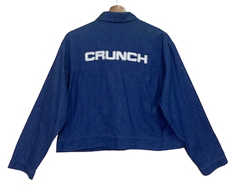 Pick!! Vintage Crunch Skate Trucker Denim Jacket Size S
