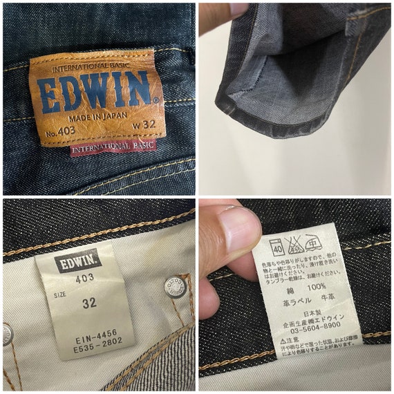PICK!! Vintage Edwin 403 Made in Japan Distressed Denim Jeans