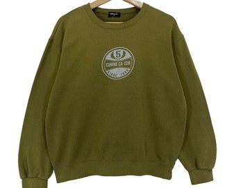 Pick!! Vintage 90s Comme Ca Ism Crewneck Sweatshirt Comme Ca Ism Sweater Comme Ca Ism Big Logo Sweatshirt Size S