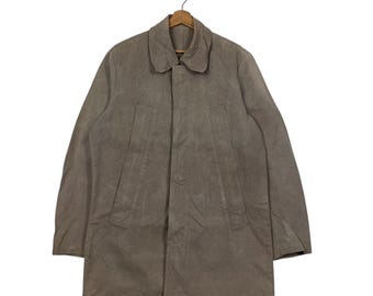 Vintage 90s Katharine Hamnett London Long Coat Jacket Katharine