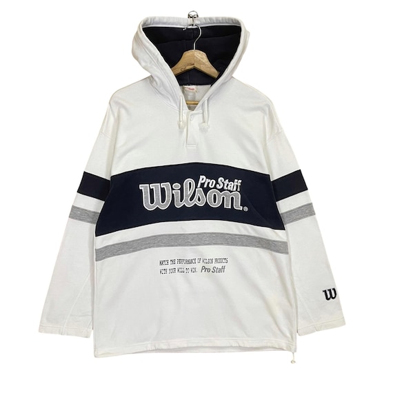 Pick!! Vintage 90s Wilson Pullover Hoodie Wilson Sweater Wilson