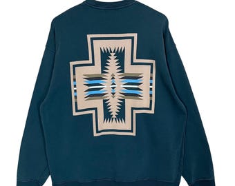 Pick!! Vintage 90s Pendleton Woolen Mills Big Logo Crewneck Sweatshirt Pendleton Sweater Pendleton Woolen Mills Crewneck Sweatshirt Size L
