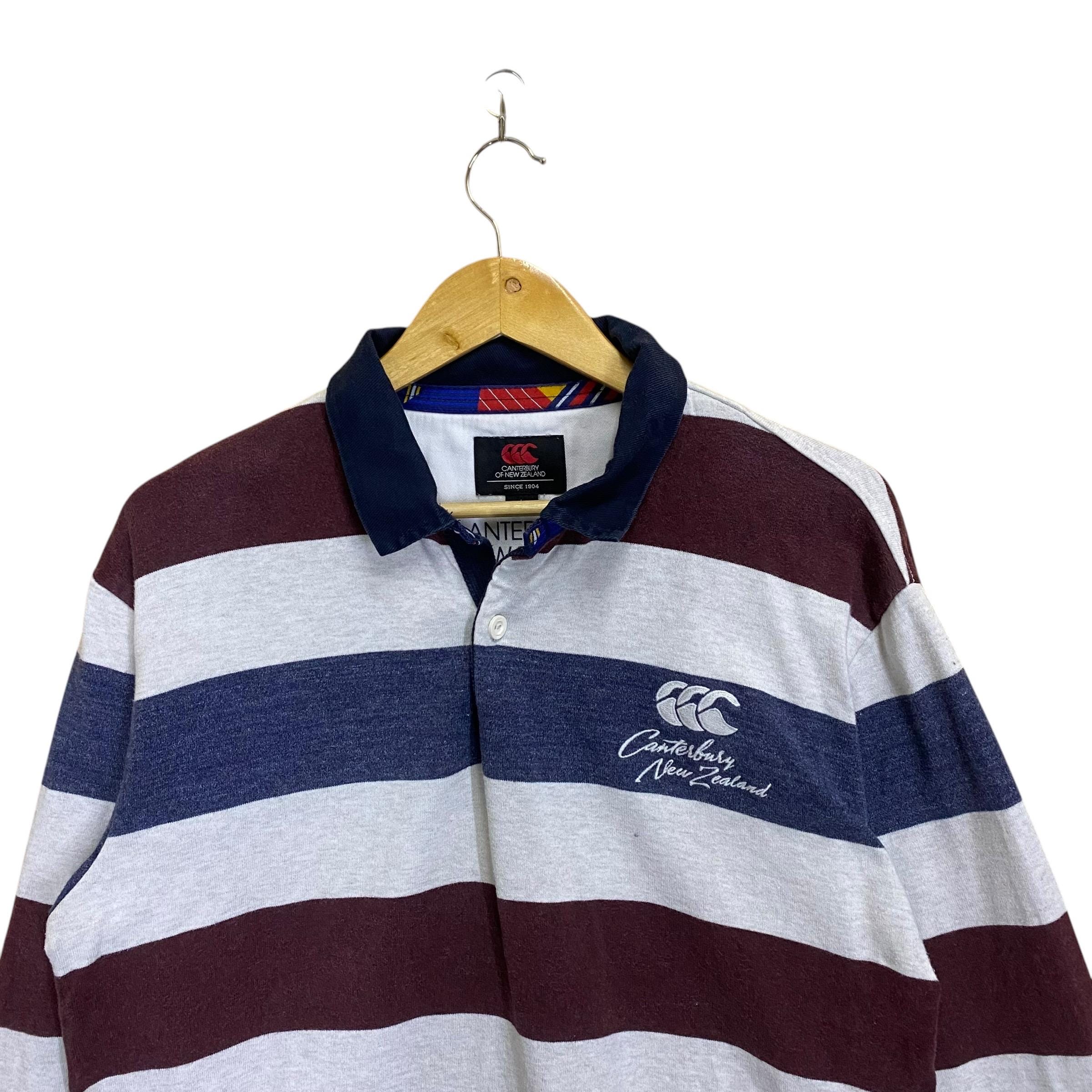 CANTERBURY poloshirt 刺繍 NEW ZEALAND製 Pick!! Vintage Canterbury of New Zealand Polo Rugby Shirts