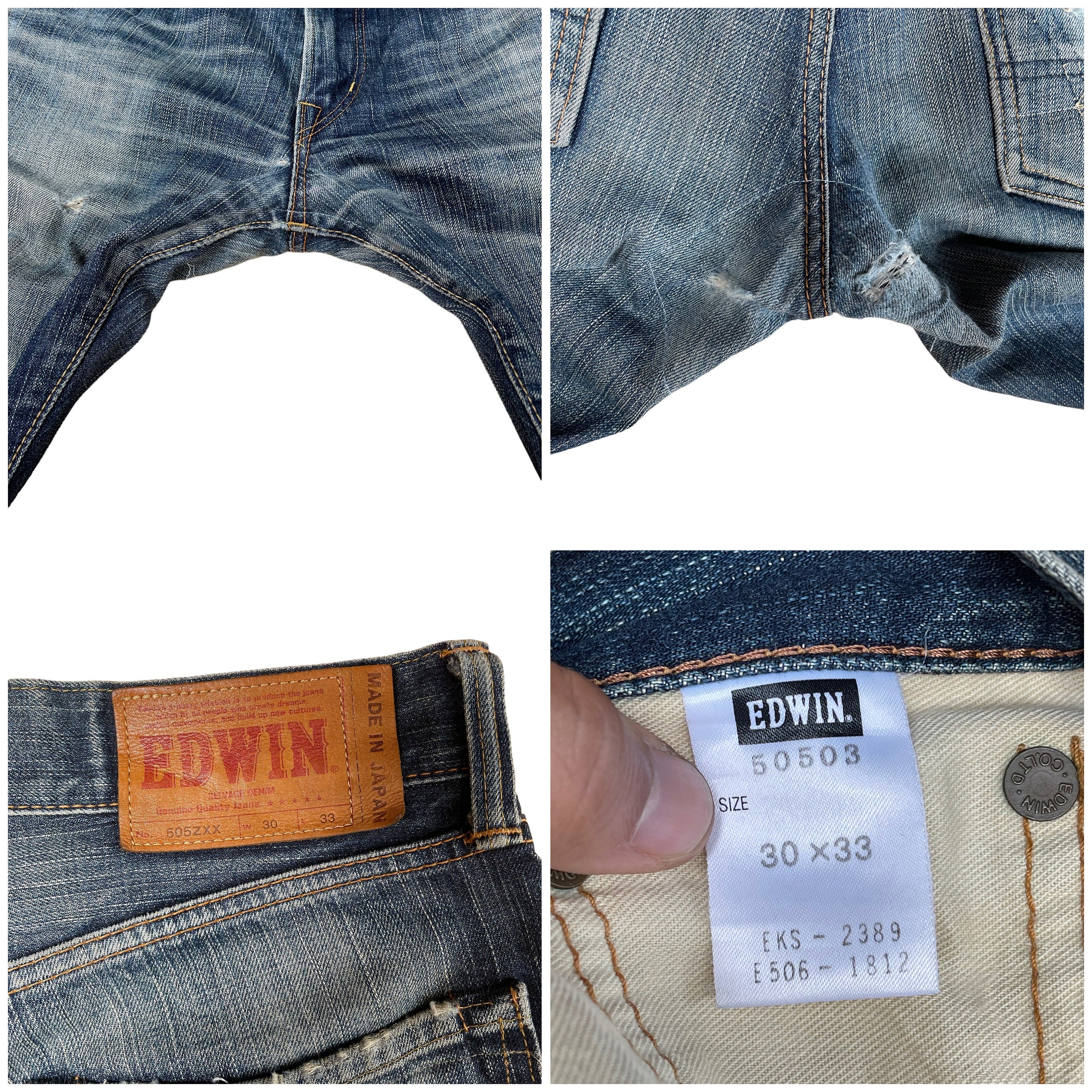 PICK!! Vintage Edwin 505ZXX Selvedge Denim Made in Japan Edwin