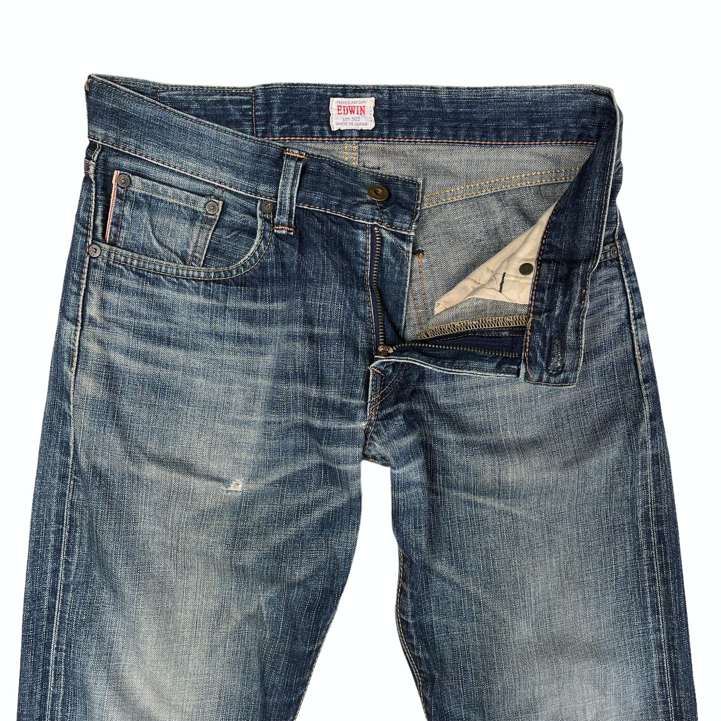PICK!! Vintage Edwin 505ZXX Selvedge Denim Made in Japan Edwin