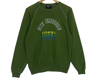 RARE!! Vintage 90s O’neill Crewneck Sweatshirt Oneill Sweater Oneill Big Logo Crewneck Sweatshirt Size M