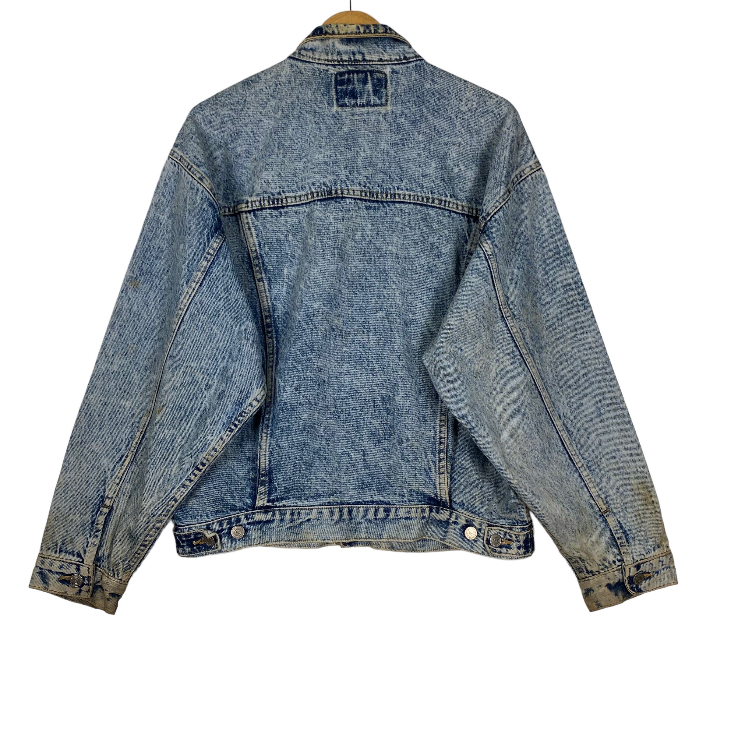 Pick!! Vintage 90s Big John Acid Wash Denim Jacket Big John Denim