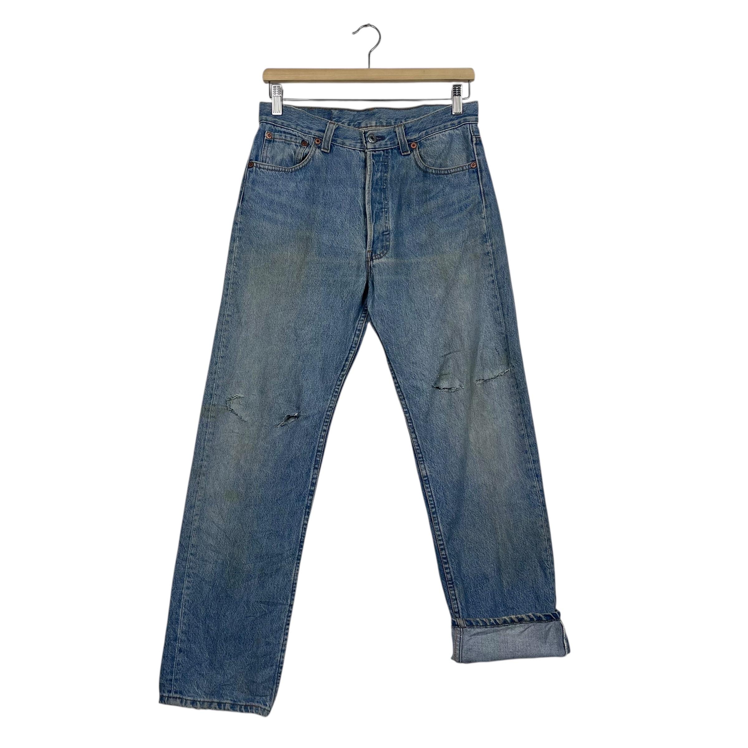 90年代ヴィンテージ リーバイス 501xx ダメージ加工デニム リーバイス