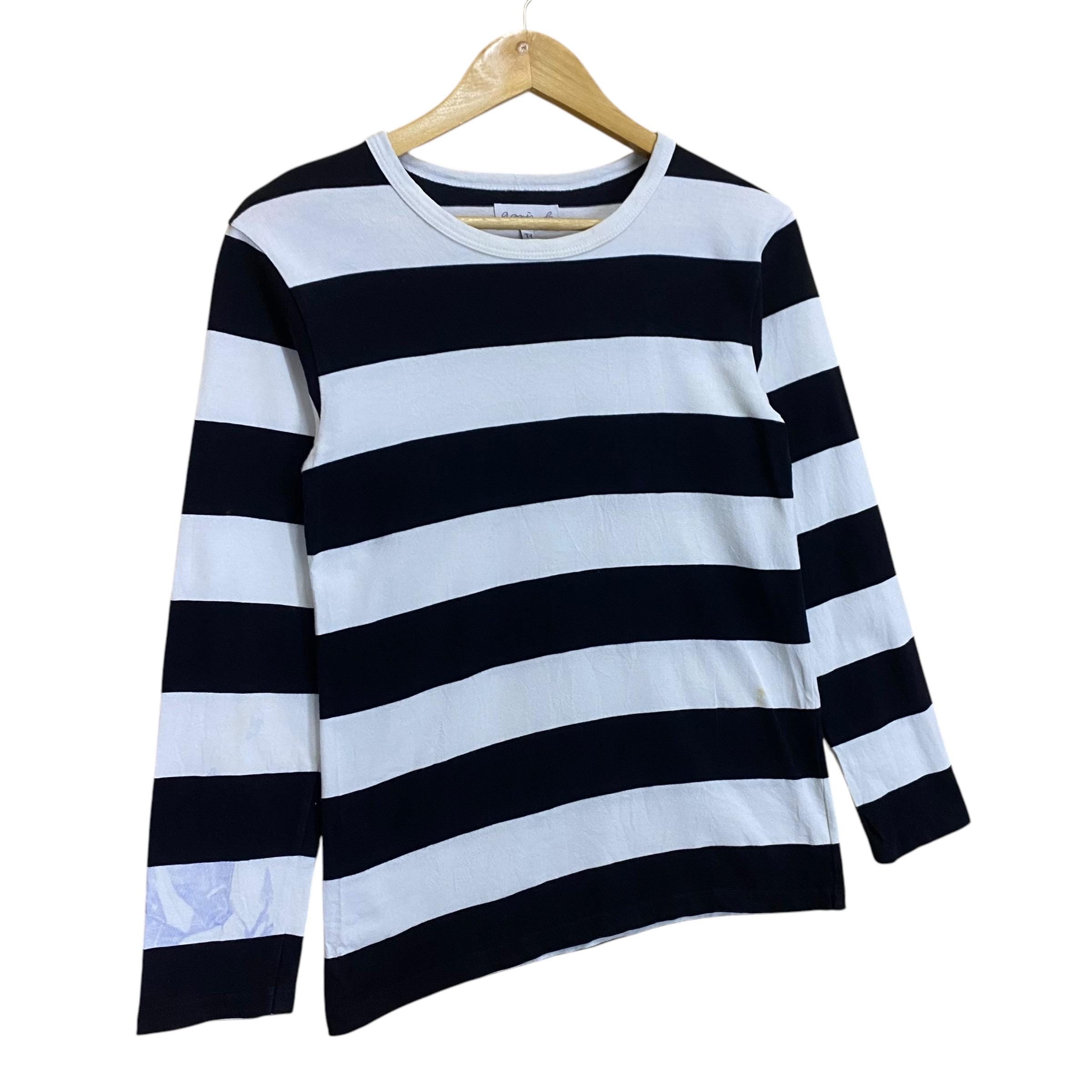 Pick!! Vintage 90s Agnes B Stripe Longsleeve Shirt Agnes B Tee