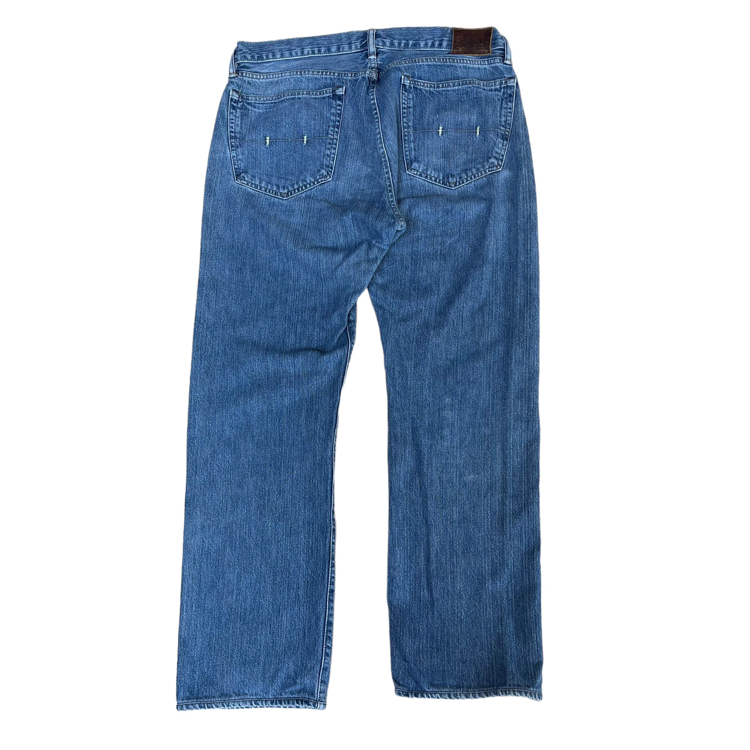 Pick!!vintage Ralph Lauren Faded Dirty Blue Jeans Polo Ralph