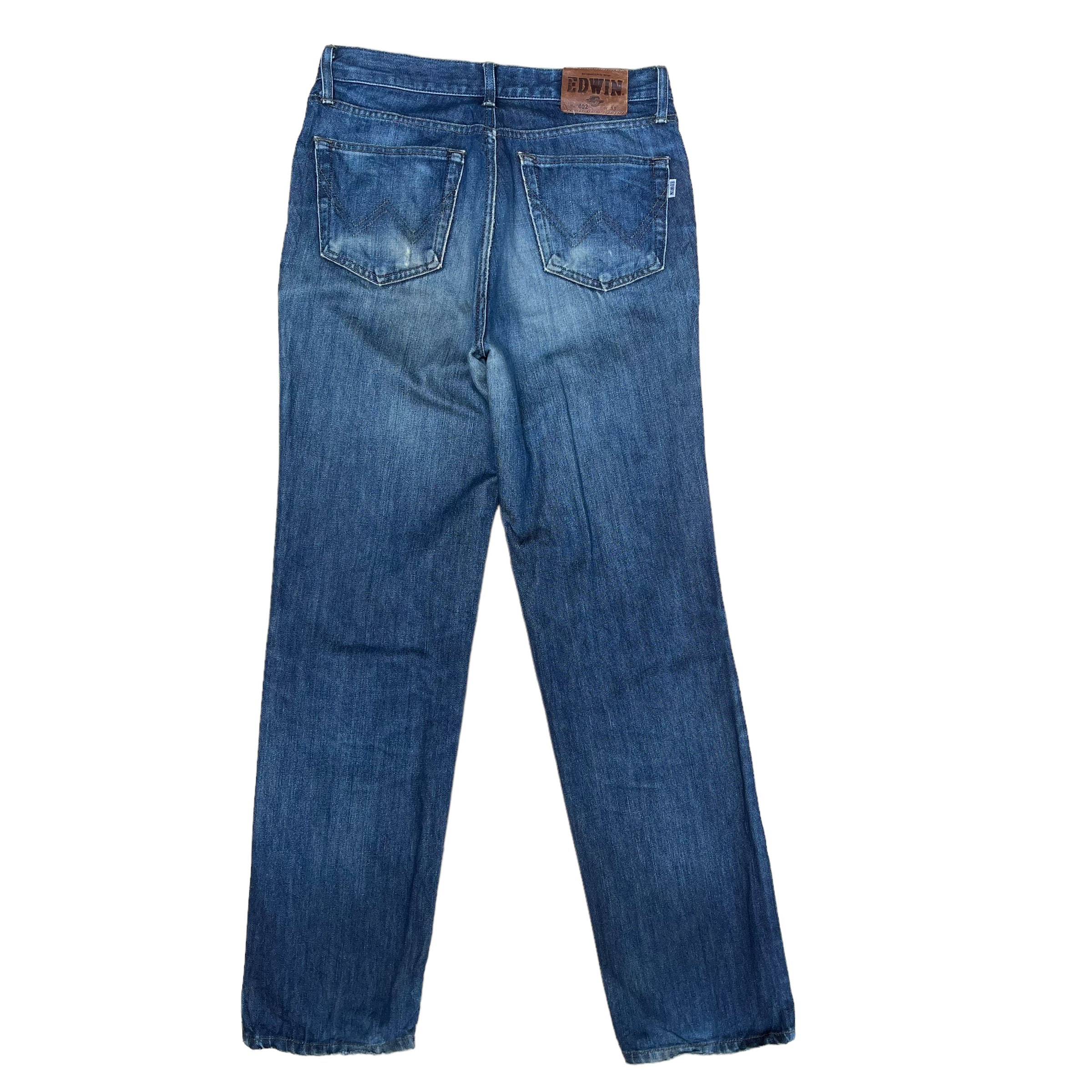 PICK!! Vintage Edwin 402 Distressed Denim Jeans Edwin 402