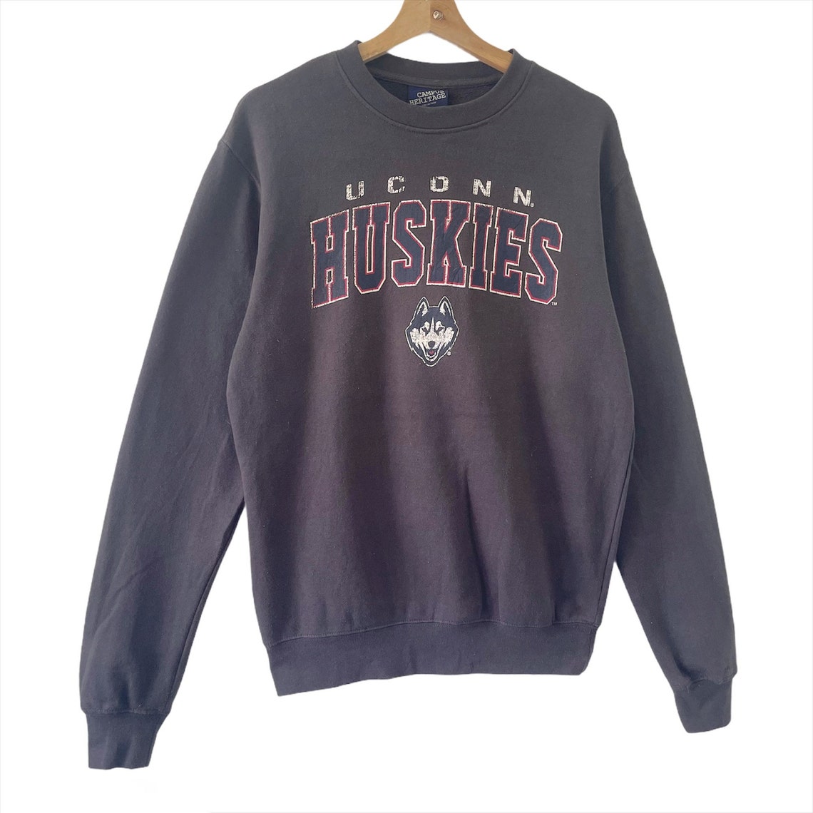 Pick Vintage Uconn Huskies Crewneck Sweatshirt Uconn Huskies Etsy