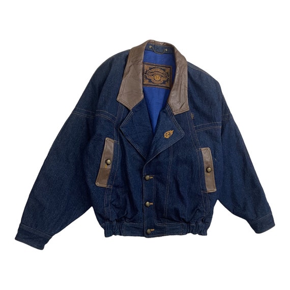 Pick!! Vintage 90s Hardy Amies Sport Denim Jacket 