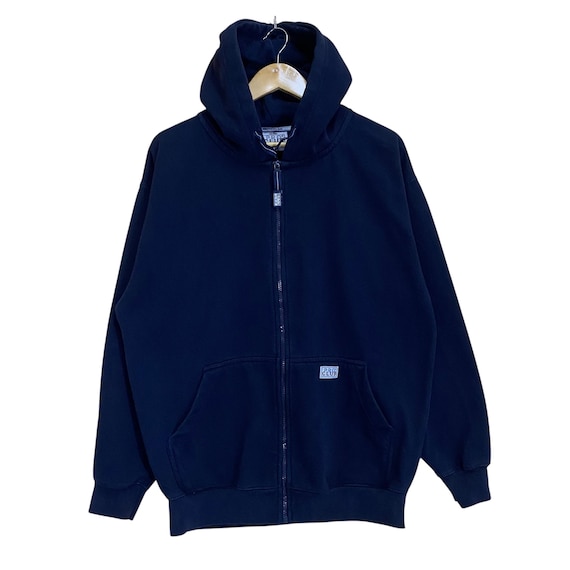 PICK!! Vintage 90's Pro Club Plain Zipper Hoodie Pro Club Plain