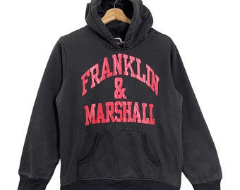 PICK!! Vintage Franklin & Marshall College Crewneck Hoodies Franklin Marshall College Big Logo Printed Pullover Hoodies Size M