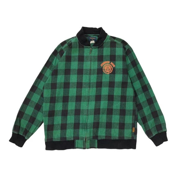 Pick!! Vintage 90s WOOLRICH Zipper Jacket Woolrich Plaid Zipper
