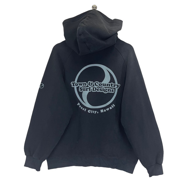 PICK!! Vintage TnC Hawaii Pearl City Surf Big Logo Pullover Hoodies TnC Sweater TnC Big Logo Spellout Crewneck Hoodie Size M bild 1
