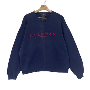 Pick!! Vintage Coleman Crewneck Outdoor Jumper Coleman Sweater Outdoor North American Coleman Sweatshirt Sunfaded Size M