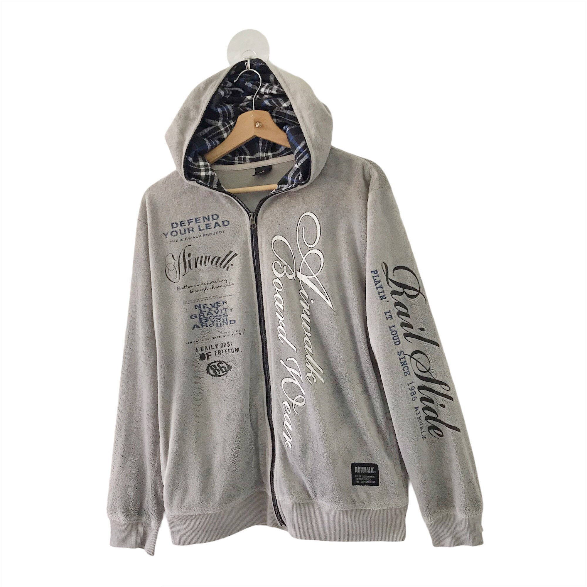 PICK!! Vintage 90's Airwalk Fullzip Hoodie Airwalk Sweater