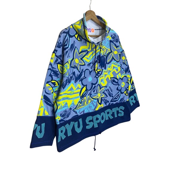 おすすめ!! ヴィンテージ Ryu Sport 総柄クルーネック スウェット