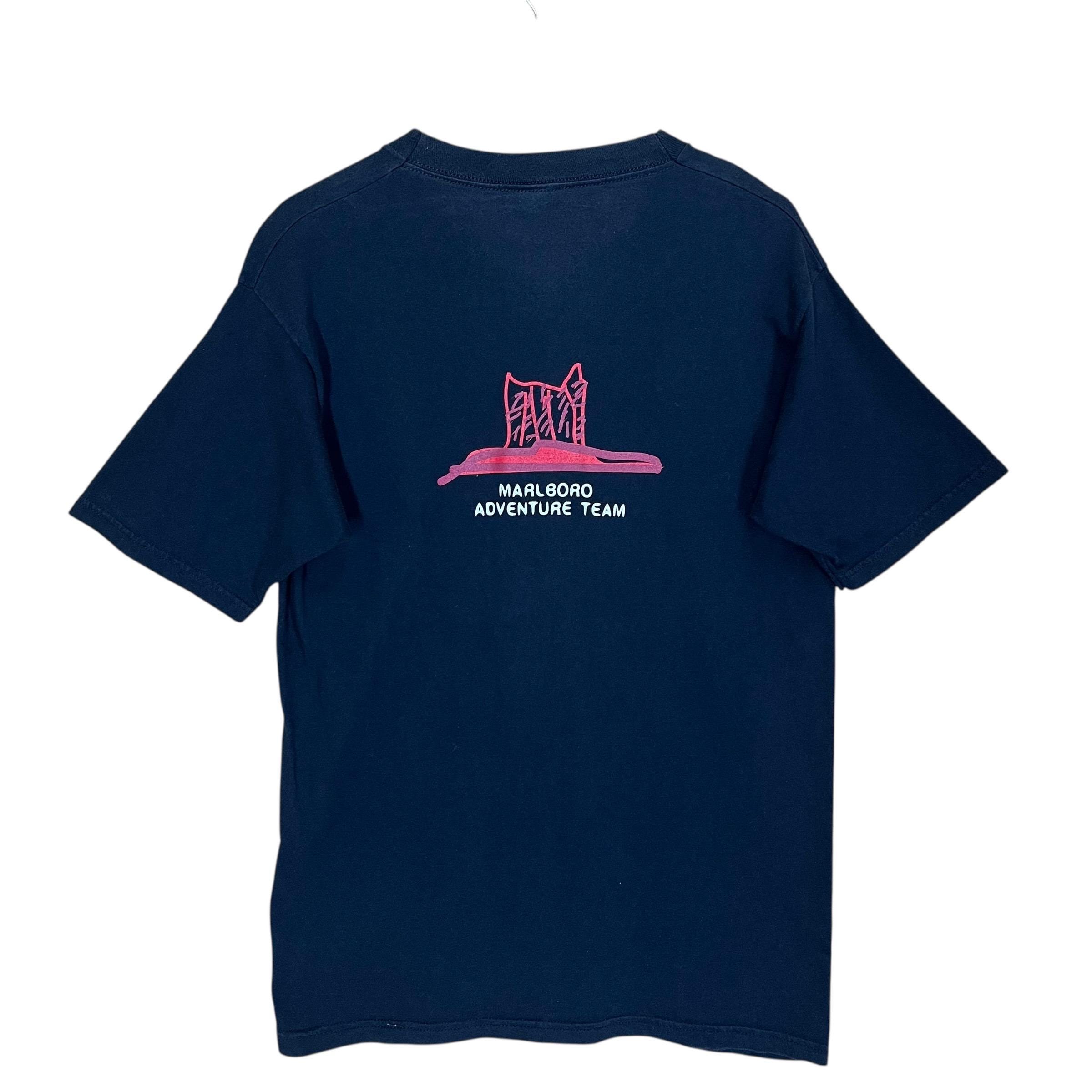 Pick!! Vintage Marlboro Adventure Team Big Logo Shortsleeve Tee