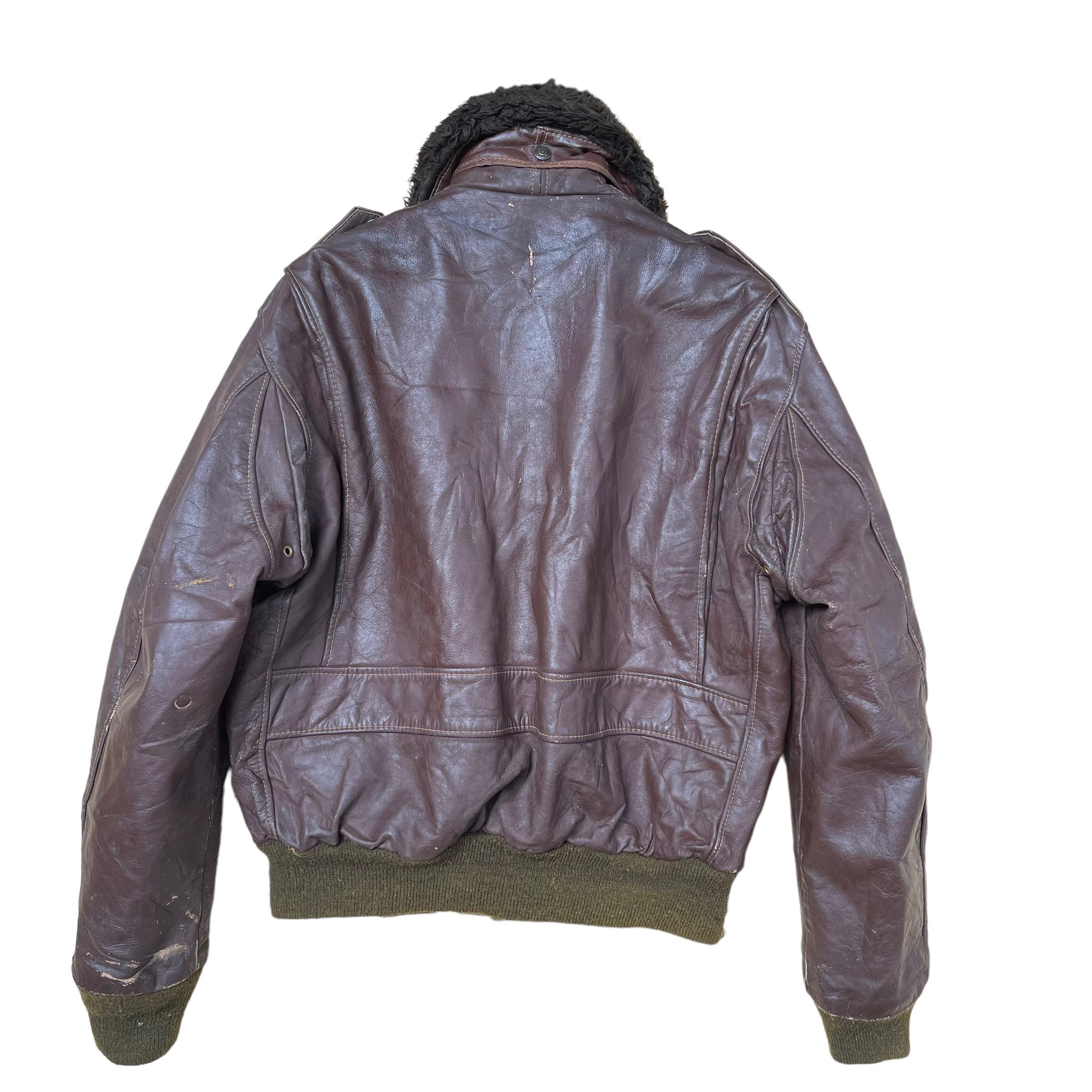 Pick!! Vintage 70s SCHOTT BROS Type A2 Leather Flight Jacket
