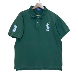 Vintage 90s Polo Ralph Lauren Big Logo Collar Shirts Polo Ralph Lauren Shirts Size M